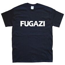 FUGAZI T-SHIRT sizes S M L XL XXL colours Black, White   
