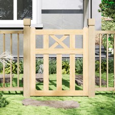 Retro Wooden Garden Gate