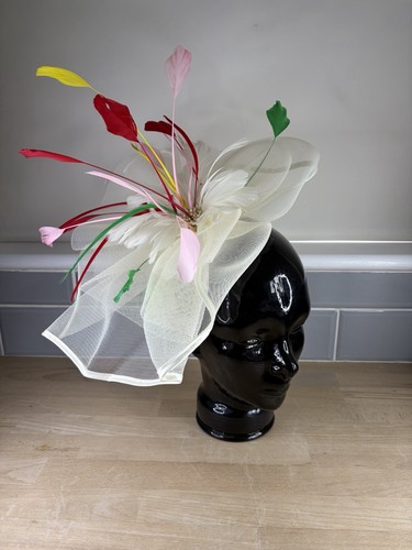 Cream fascinator headband - cream,