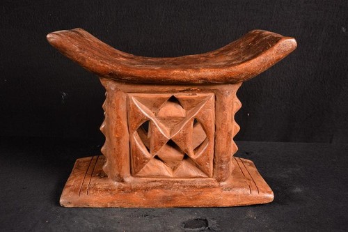 Antique ashanti african stool - ashanti,