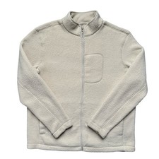 Marks & Spencer Sherpa Fleece Jacket Mens 2XL XXL Ecru Cream