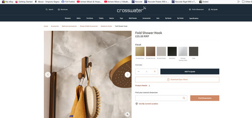 Crosswater bronze fold - crosswater,