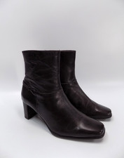 Brown Leather Ankle Boots UK 5