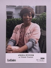 EastEnders Yolande Trueman Angela Wynter Signed Cast Card Undedicated
