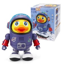 Dance Space Duck Children Electric Dance Panda Robot Lights Music Toys New K6X7