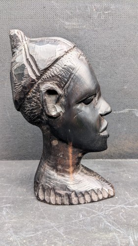 Vintage carved head an - vintage,