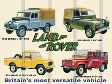 Land Rover Types Theme Retro