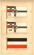 PRUSSIAN/N. GERMAN CONF. MARITIME FLAGS. Royal Custom-House/Mail. Merchant 1873