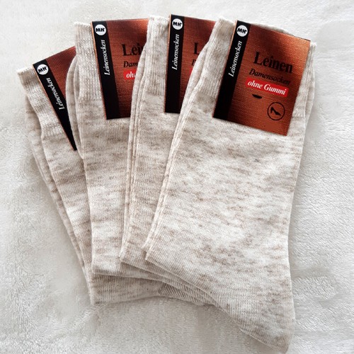 Pairs ladies linen socks - pairs,