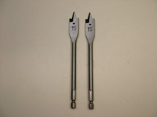 Pack flat wood bit spade - of, 2