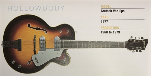 1977 gretsch van eps hollow - van,