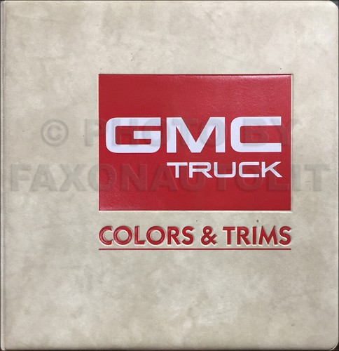 1987 gmc color and - color,