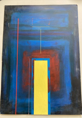 Contemporary vintage painting - contemporary,