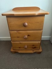 Pair of Pine Bedside Drawers