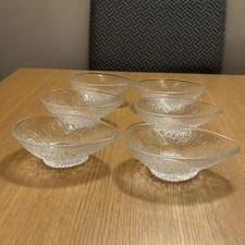 Vintage Avocado Glass Dishes
