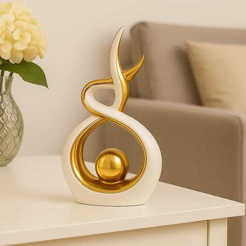 Modern gold abstract ornament - modern,