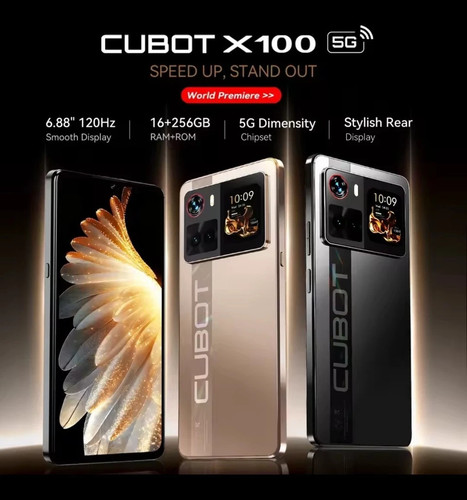 Cubot x100 256gb gold - cubot, 16+256gb
