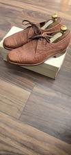 Vintage  Men's Grenson Footmaster Honey Genuine Antelope Fx Size Uk 7