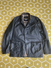 Barbour Beacon 2 Skyfall Sports Wax Jacket XL Blue 