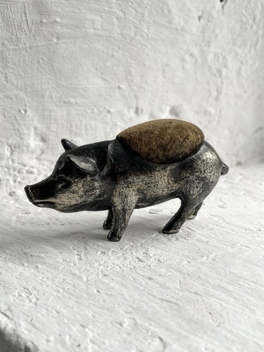 Victorian novelty pin cushion - victorian,