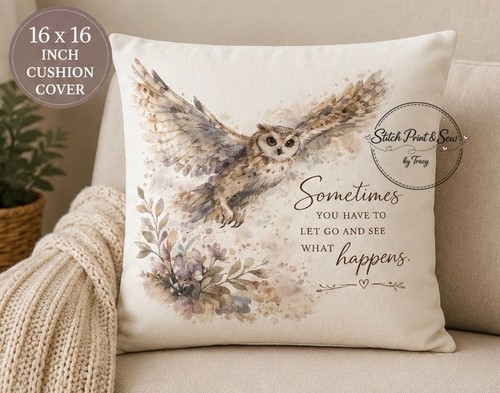 Owl inspiration cushion cover - cushion,