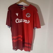 Reading Away Football Shirt 2020/21 Size XL Macron Soccer Jersey Red RFC