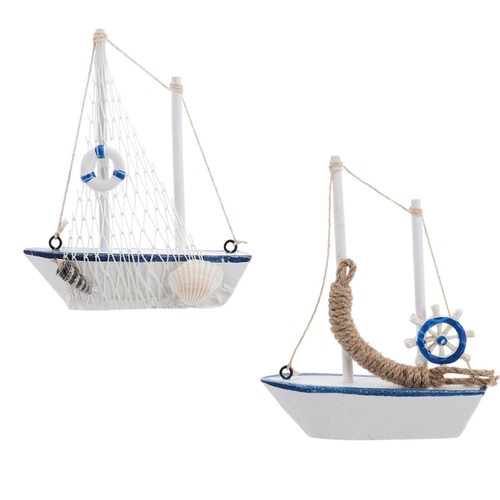 2pcs wooden sailing - wooden, model