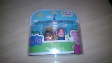 Peppa Pig figures  &  book (2