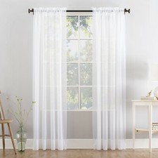 Voile Curtains Pair (2