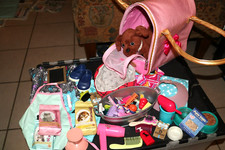 Battat Pucci Pups Hot Pink Bow Dog Carrier Puppy Vet Grooming Pet Care