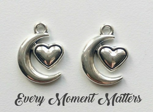 Tibetan silver moon and - 10,