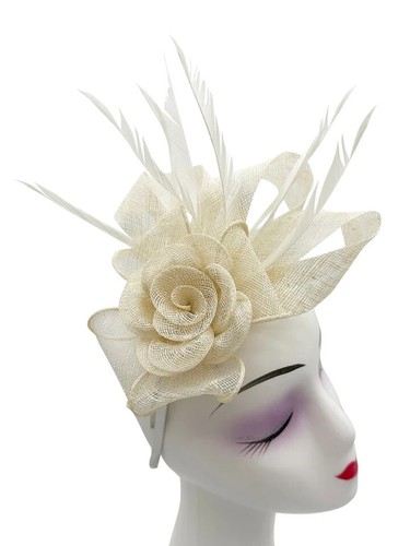 Women flower fascinator - flower,