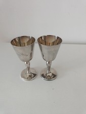 Pair of Silver Plated Wine
