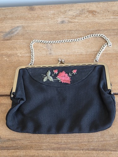 Vintage 1950s black cord - vintage,