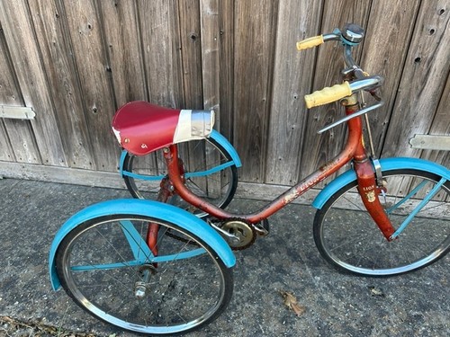 Vintage childs lion - vintage, tricycle