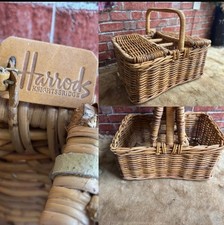 A large vintage Harrods picnic