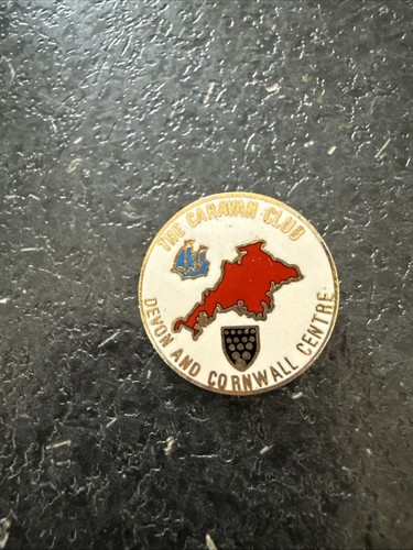 Vintage caravan club - vintage, enamel