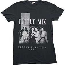 Little Mix T Shirt Small Men's Black Cotton Tour Concert Pop Music 2018