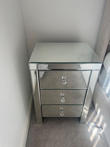 Mirror chest drawers used - mirror,