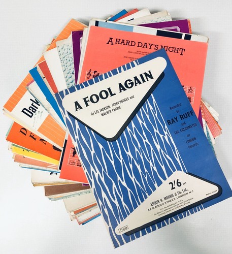Sheet music song - song, reprint