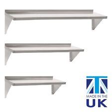Displaypro Stainless Steel Shelves, Commercial Kitchen Clean Room Wall Shelf
