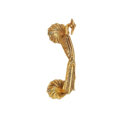 Set golden brass peacock - brass,