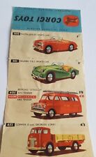 Rare Corgi Toys Catalogue, No