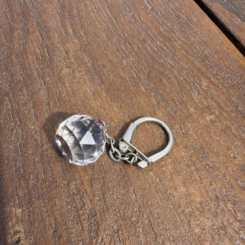 Swarovski crystal ball keyring - swarovski,
