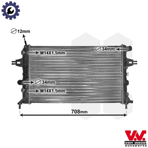 Radiator engine cooling - radiator,