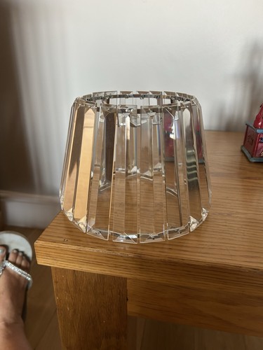 Laura ashley faceted - faceted, clear