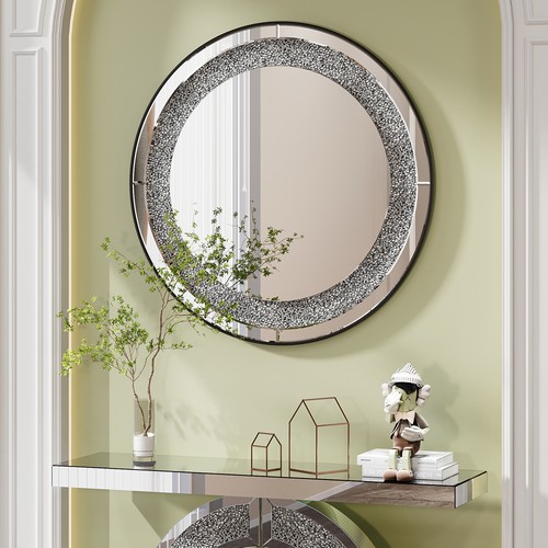 Inch round crystal - crystal, crush