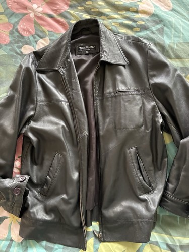 Woodland real leather jacket - leather,