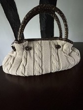 Bulaggi Cream Cable Knit Grab