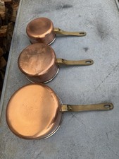 Set Of Vintage French Copper